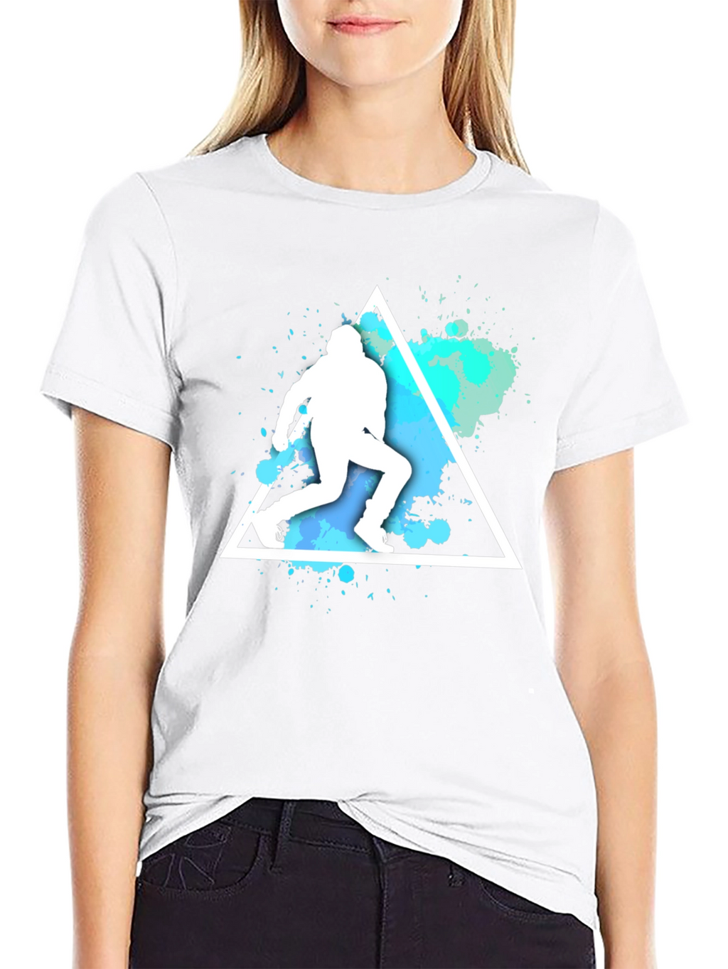 Athlete Triangle Graphic T-Shirt