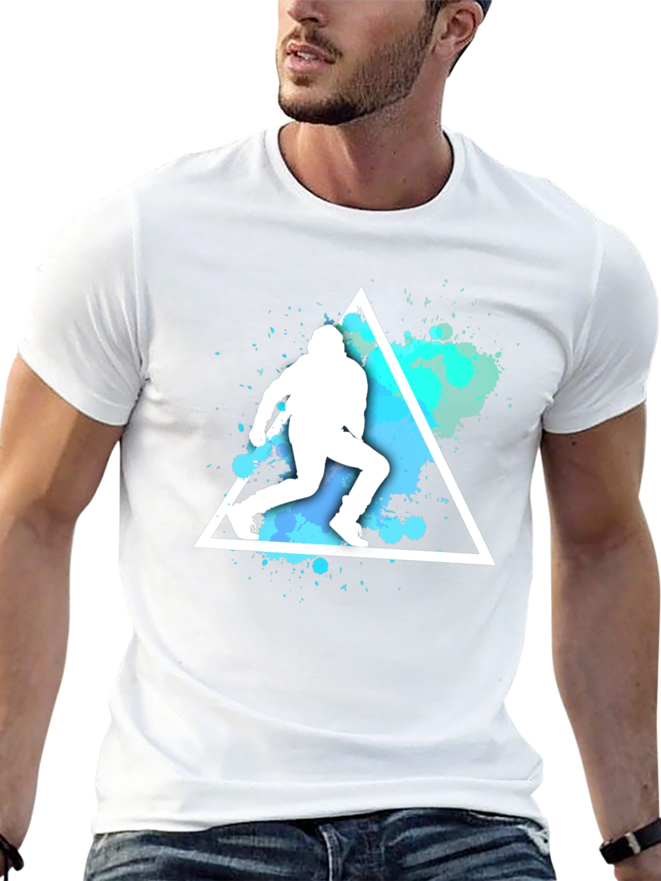 Athlete Triangle Graphic T-Shirt
