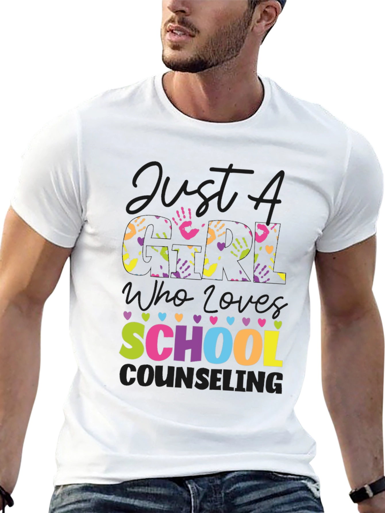 Colorful School Counseling T-Shirt