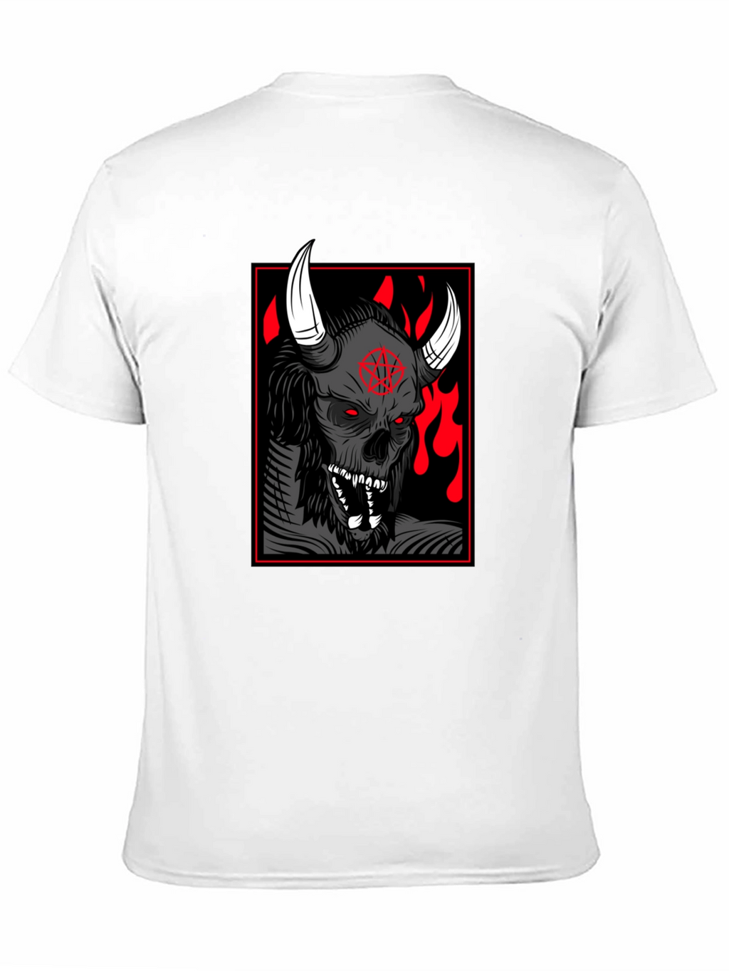 Grim Reaper Graphic Print Black T-Shirt