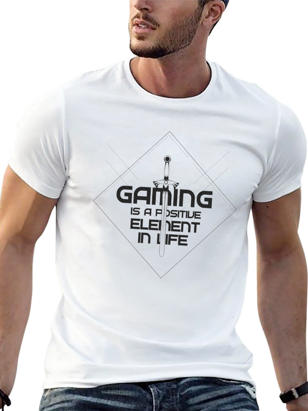 Gaming Is Positive Element In Life T-Shirt