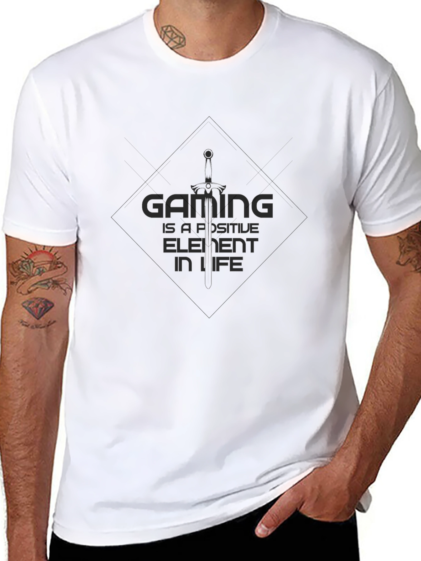Gaming Is Positive Element In Life T-Shirt