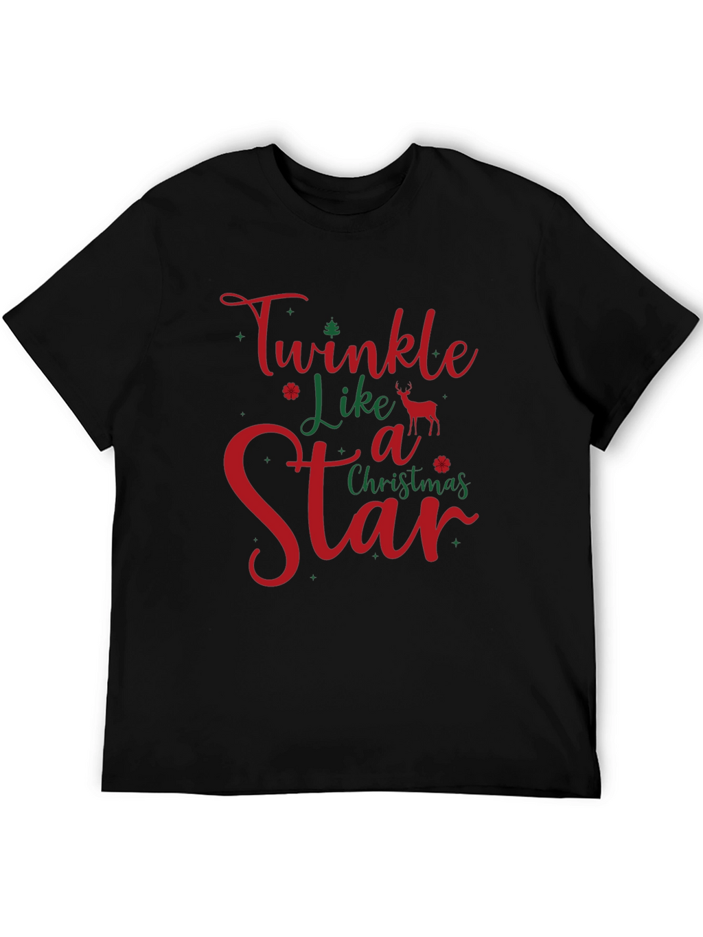 Twinkle Like a Star Christmas Holiday T-Shirt