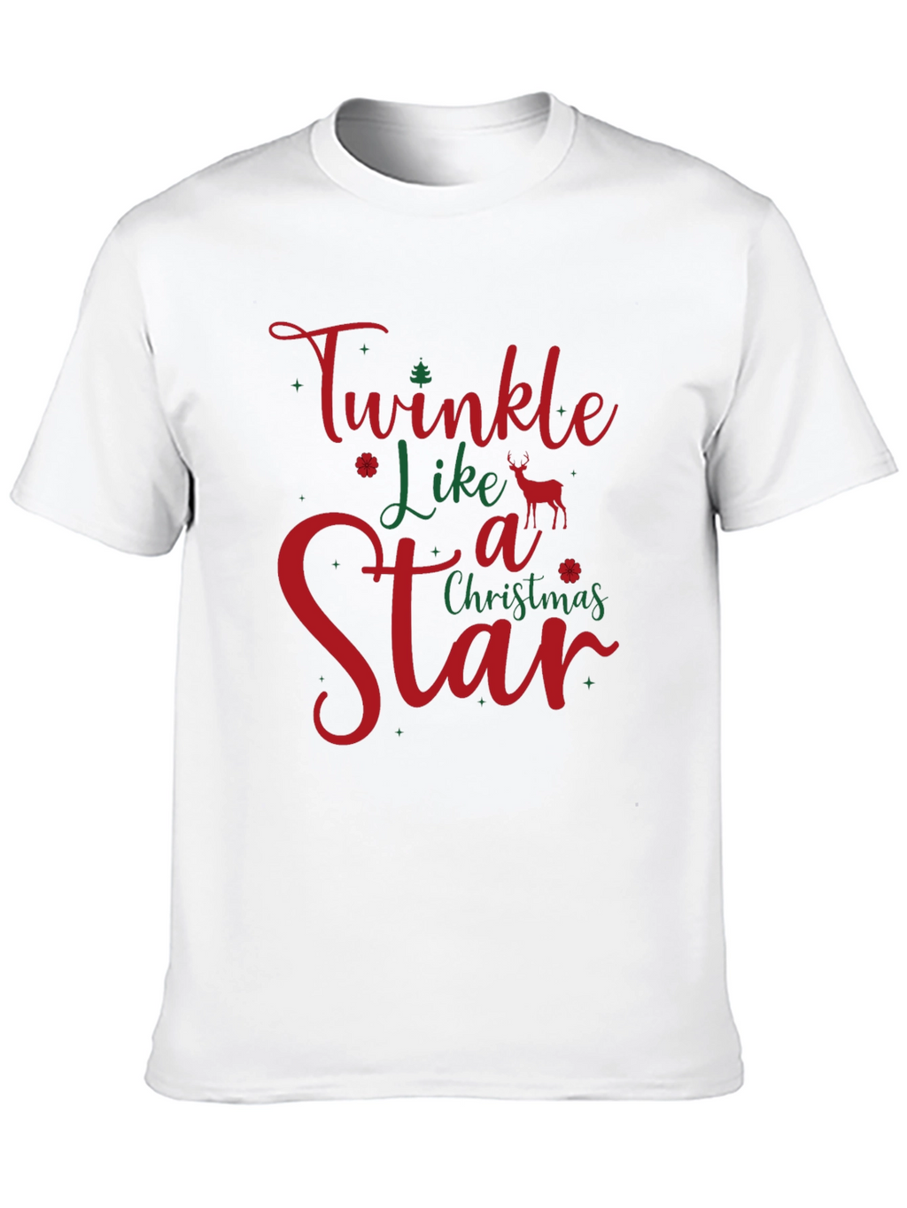 Twinkle Like a Star Christmas Holiday T-Shirt