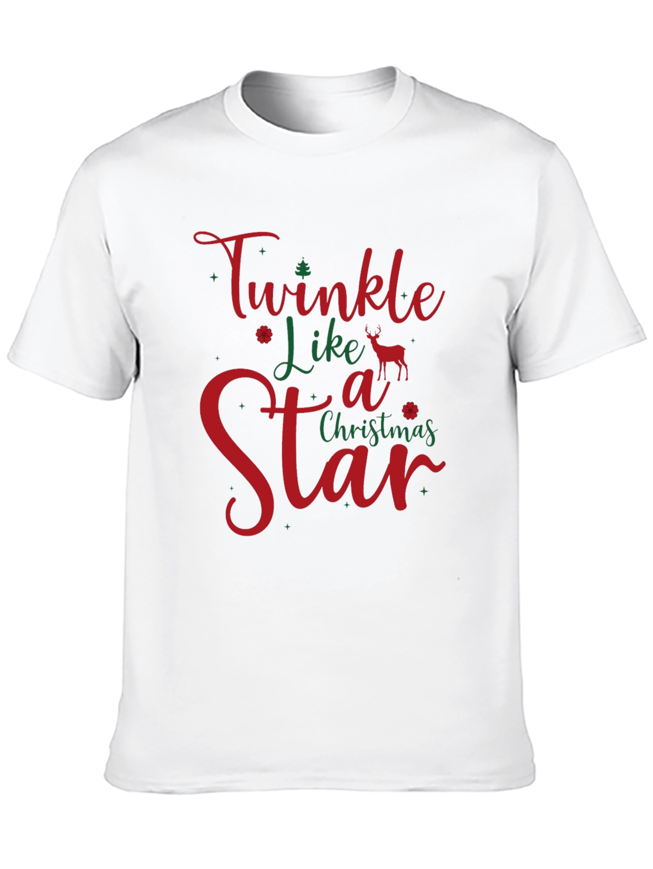 Twinkle Like a Star Christmas Holiday T-Shirt