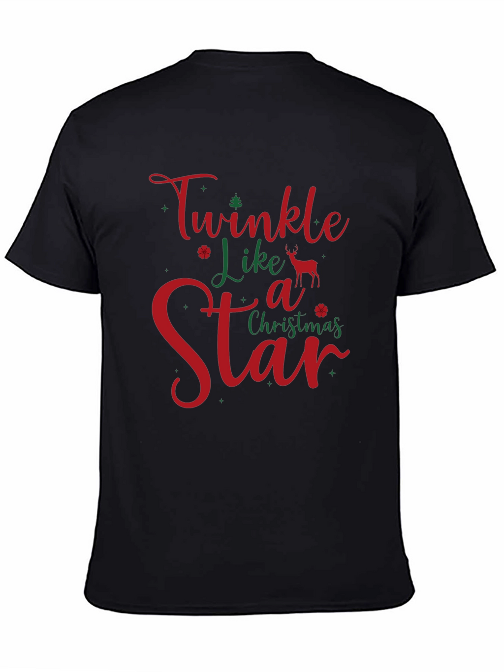 Twinkle Like a Star Christmas Holiday T-Shirt