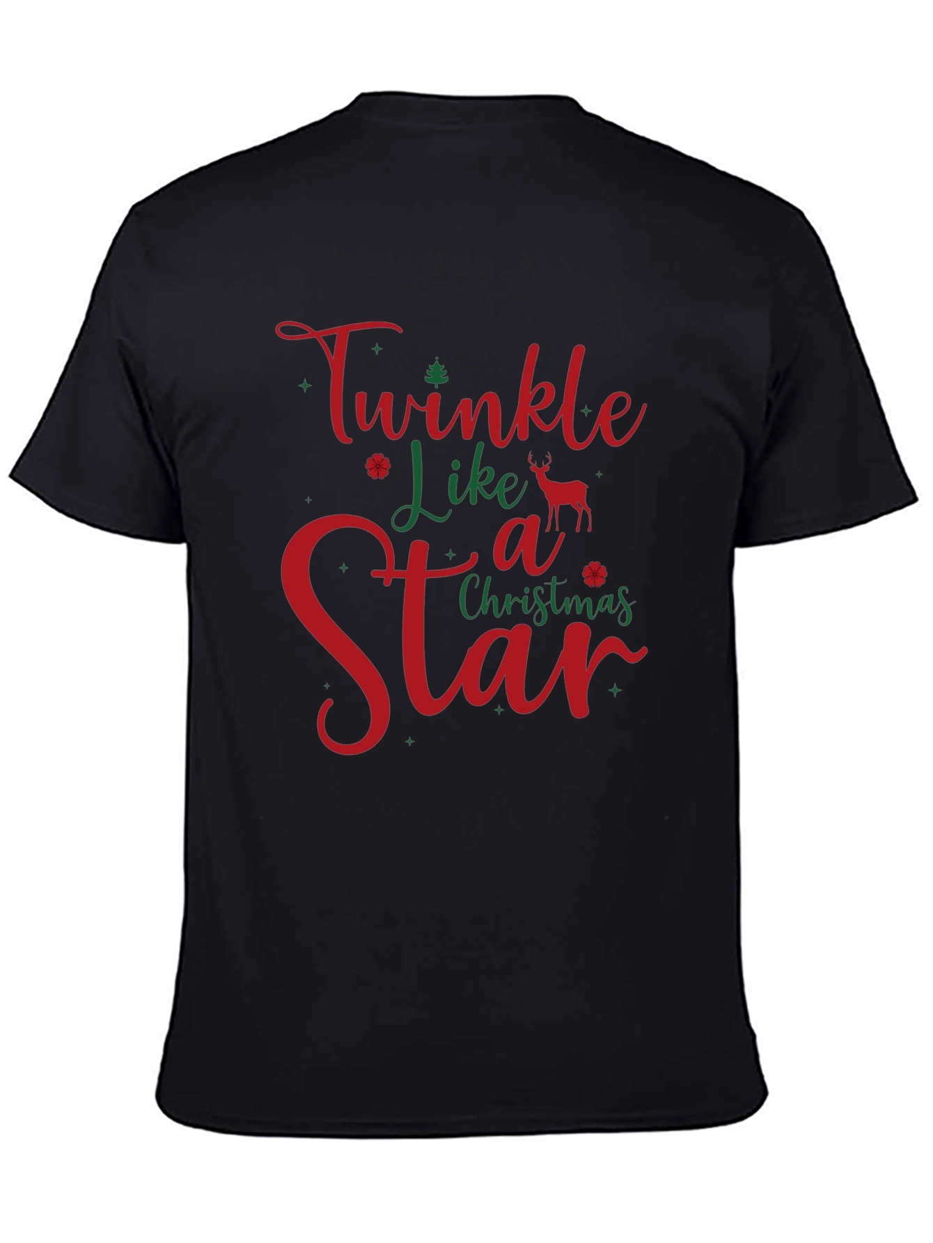 Twinkle Like a Star Christmas Holiday T-Shirt