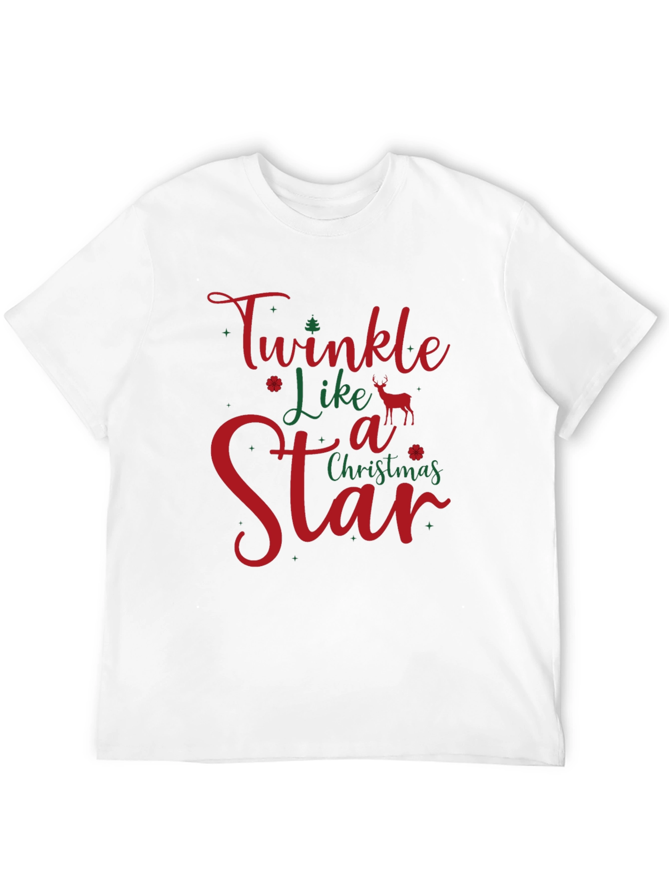 Twinkle Like a Star Christmas Holiday T-Shirt