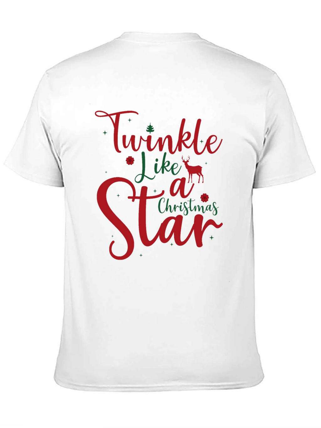 Twinkle Like a Star Christmas Holiday T-Shirt