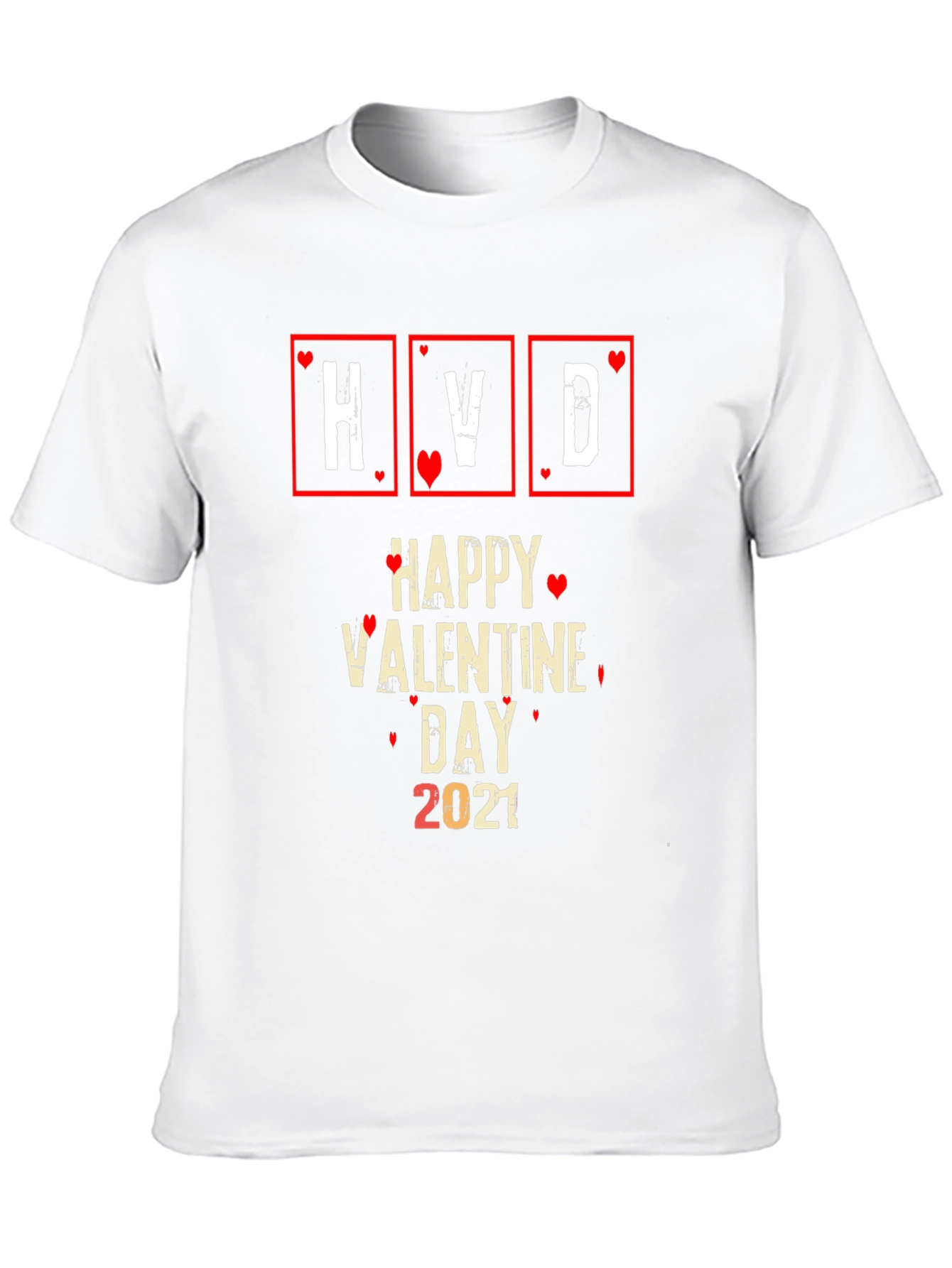 Happy Valentines Day 2021 Black T-Shirt