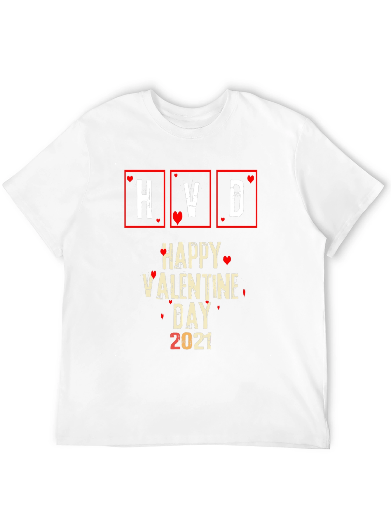 Happy Valentines Day 2021 Black T-Shirt