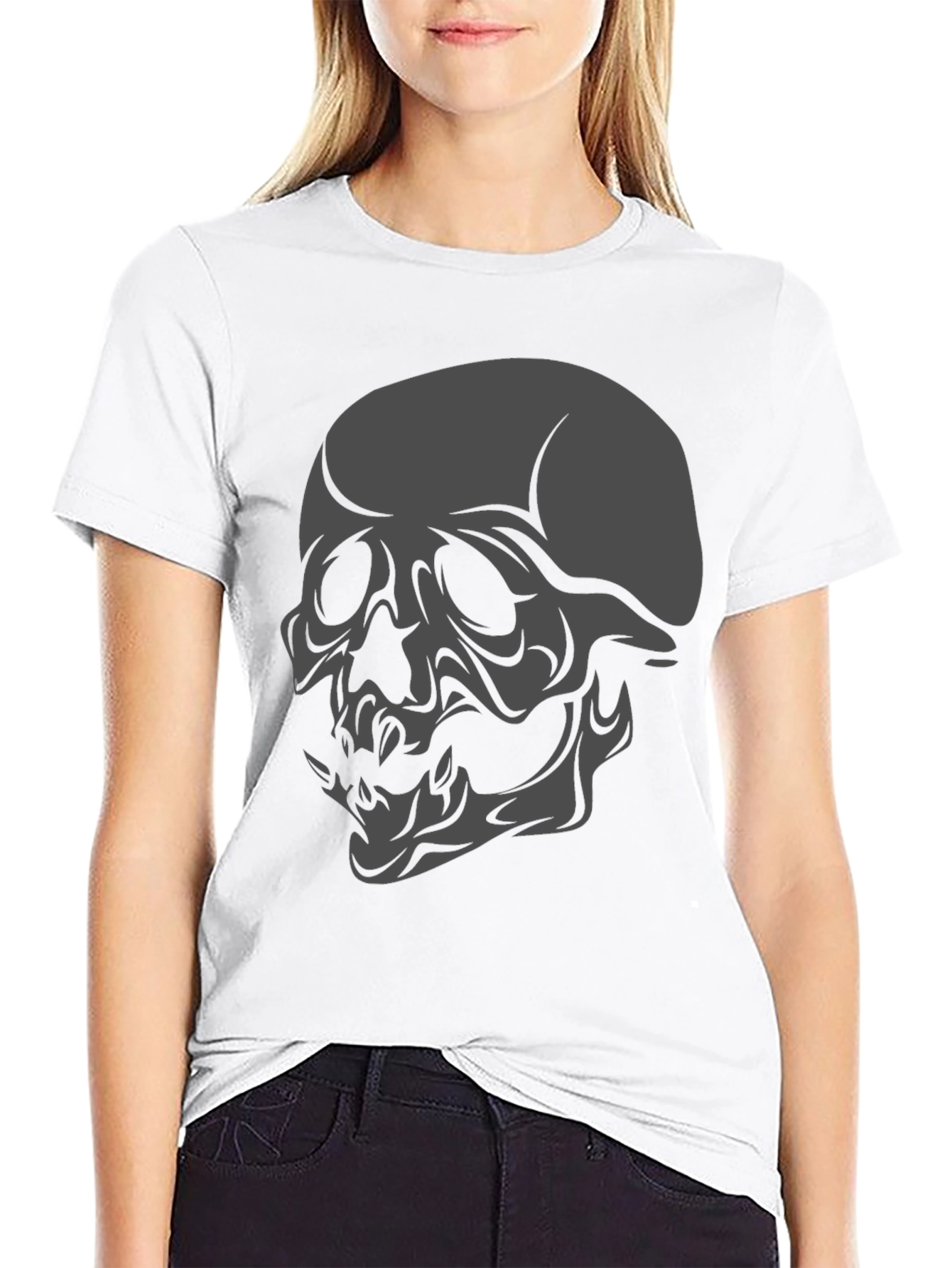 Skull Graphic Black T-Shirt