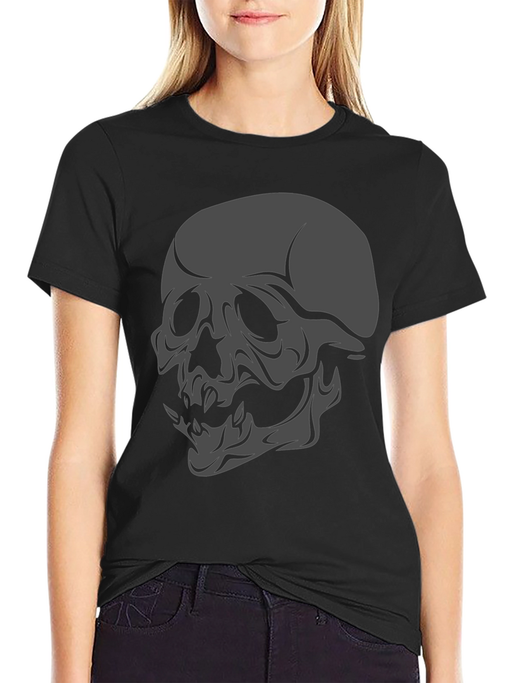 Skull Graphic Black T-Shirt
