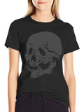 Skull Graphic Black T-Shirt