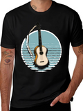 Guitar Sunset Graphic T-Shirt