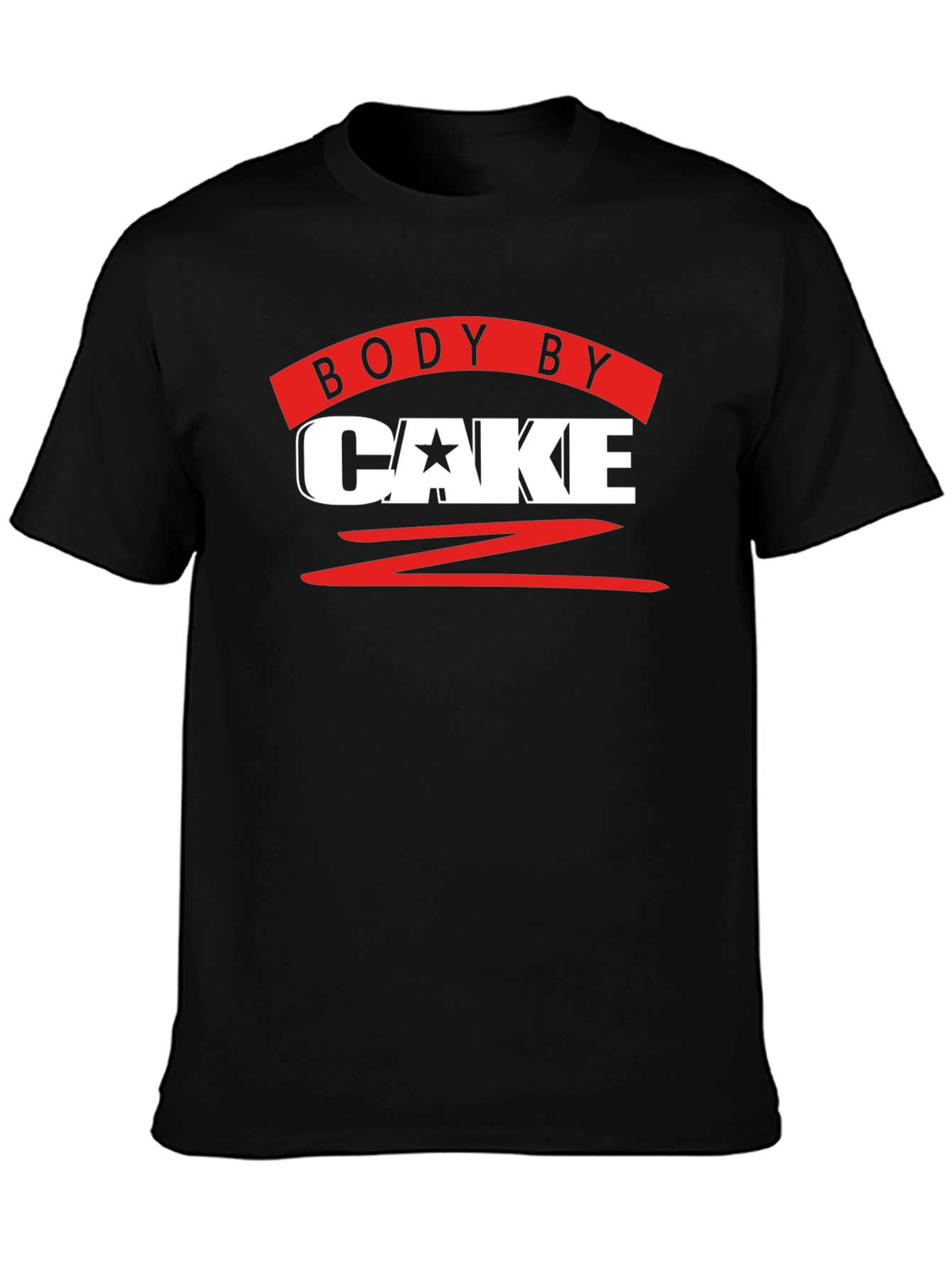 Body By Cake T-Shirt - Funny Workout Tee