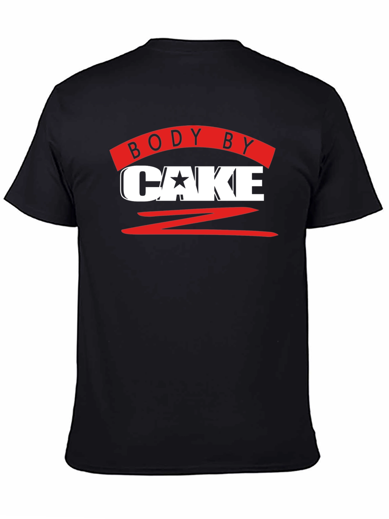 Body By Cake T-Shirt - Funny Workout Tee