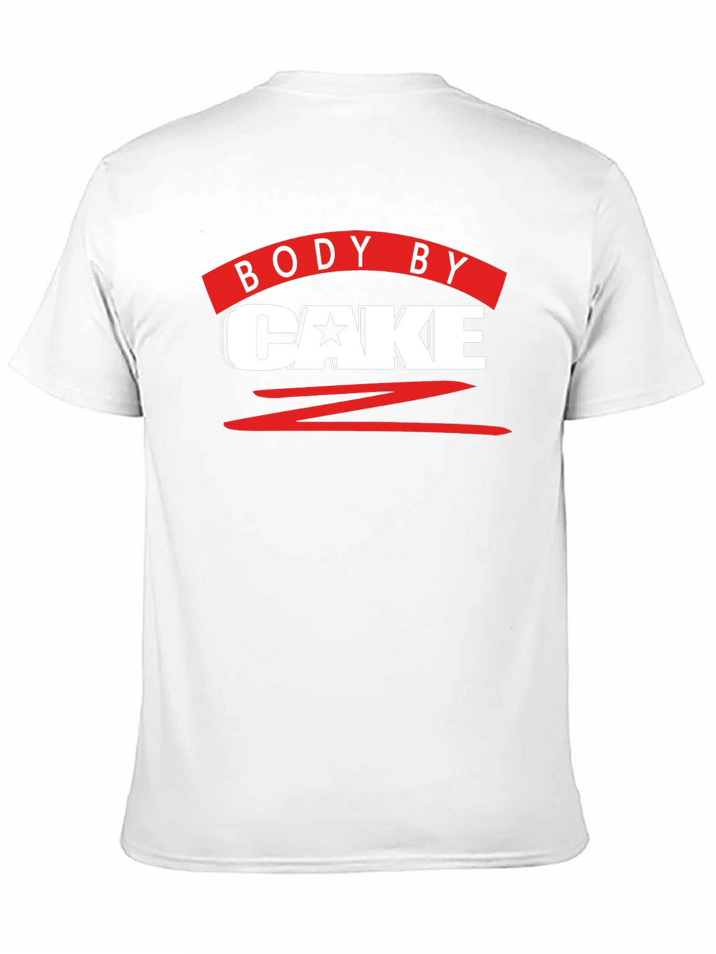 Body By Cake T-Shirt - Funny Workout Tee