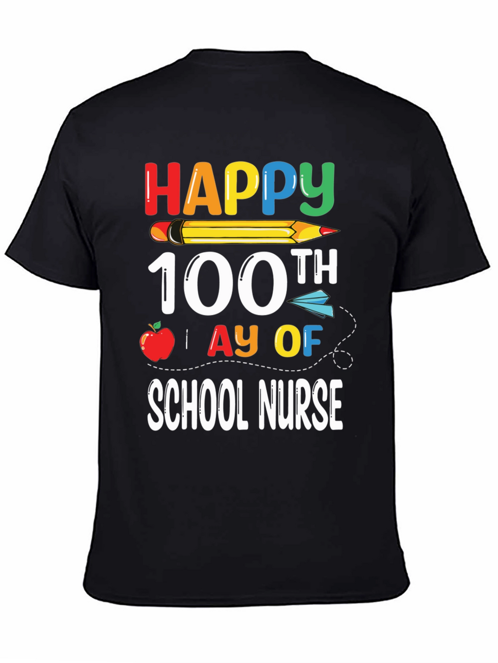 Happy 100th Day of School Nurse T-Shirt