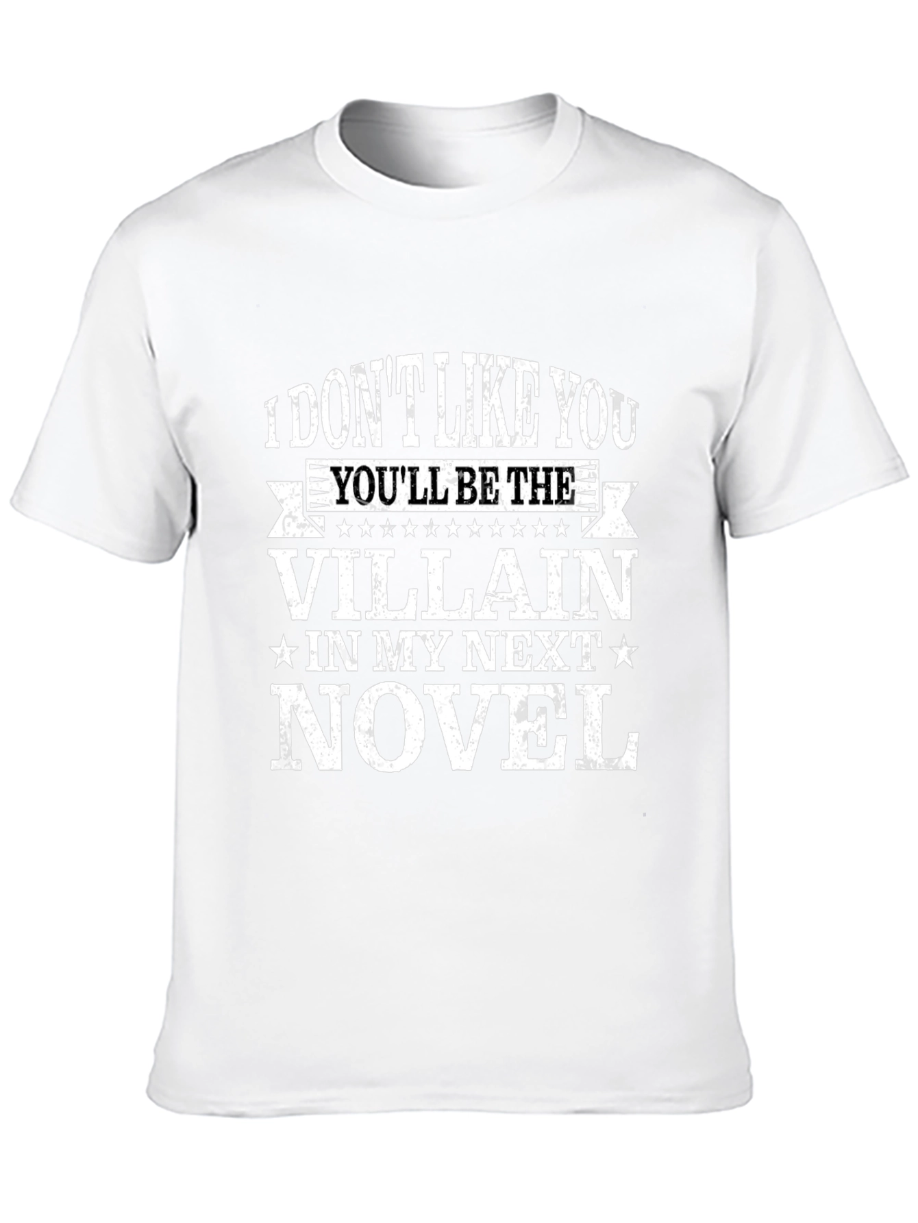 Villain Novel T-Shirt - Funny Writer Tee