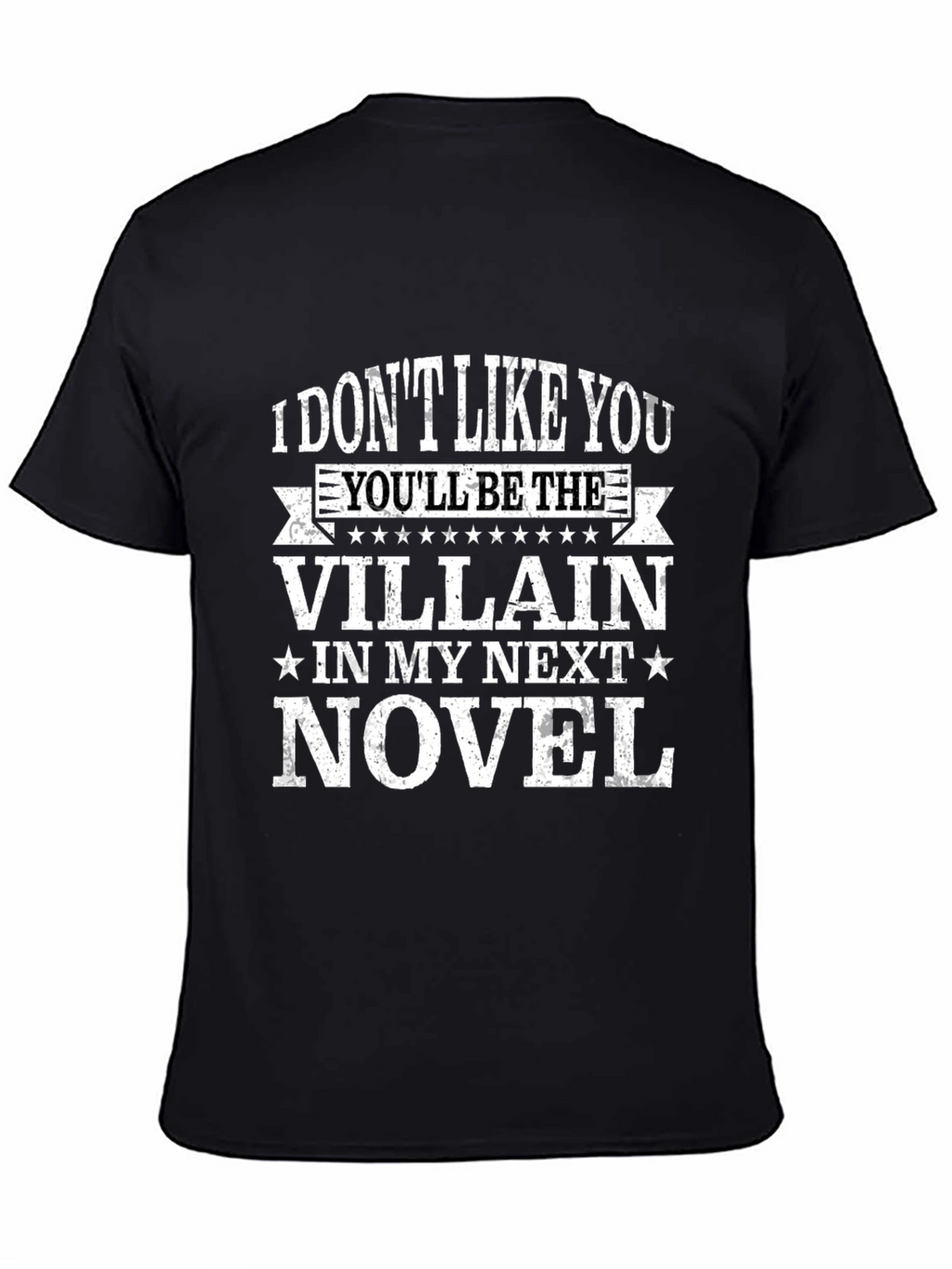 Villain Novel T-Shirt - Funny Writer Tee