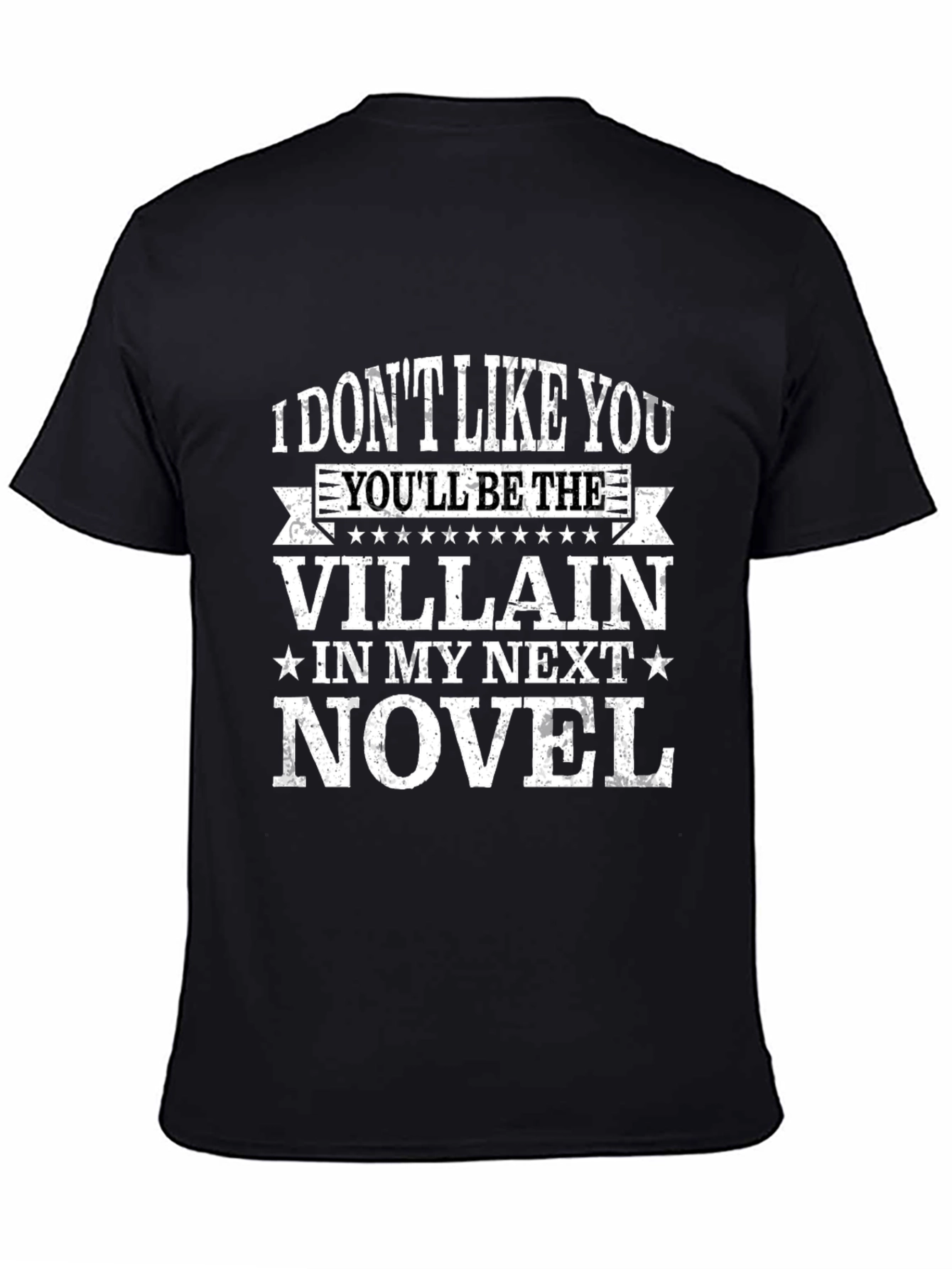 Villain Novel T-Shirt - Funny Writer Tee