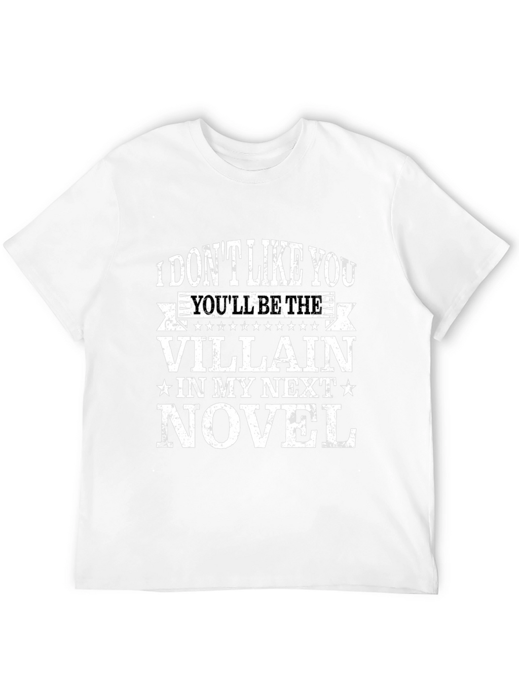 Villain Novel T-Shirt - Funny Writer Tee