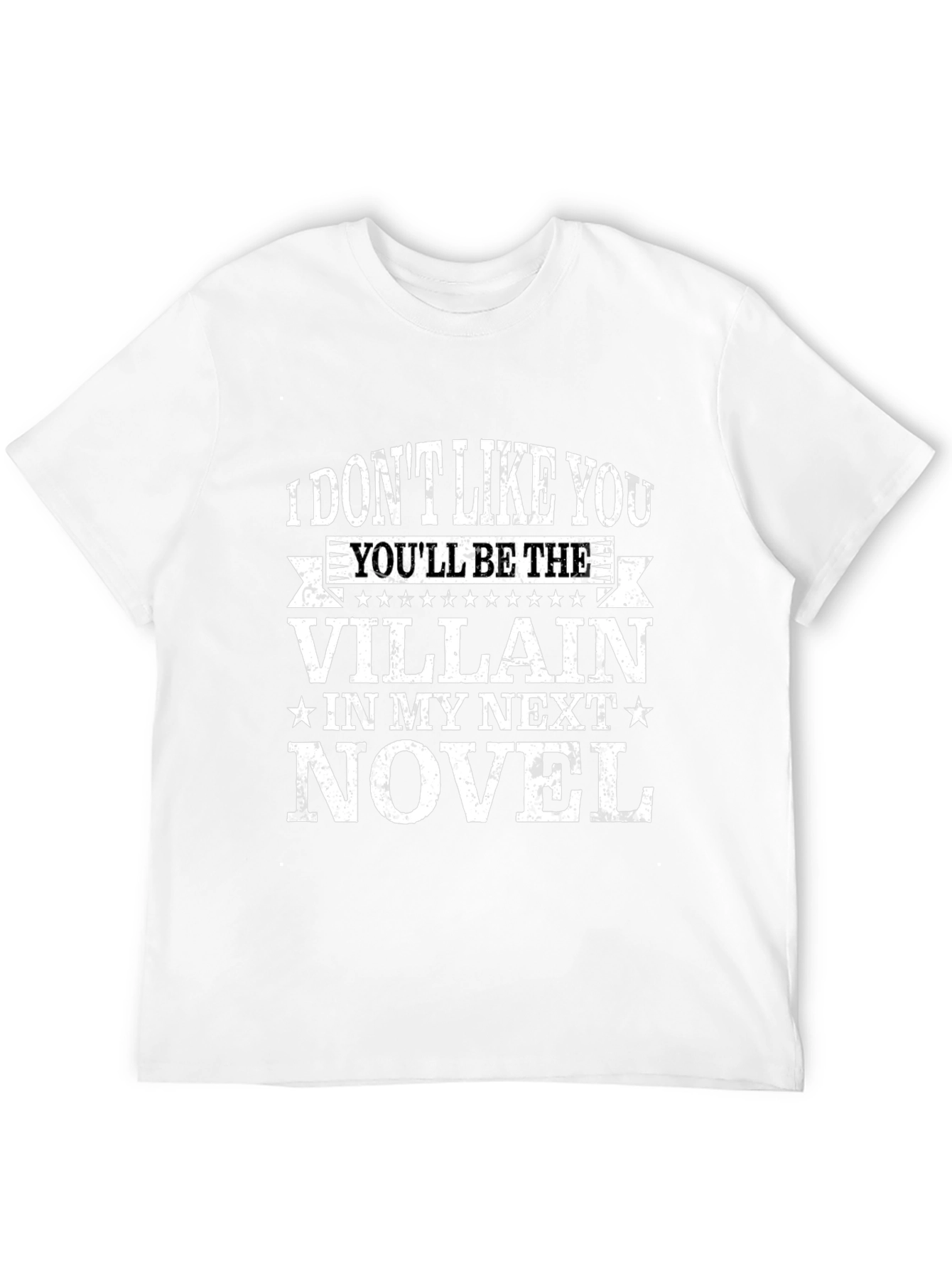 Villain Novel T-Shirt - Funny Writer Tee