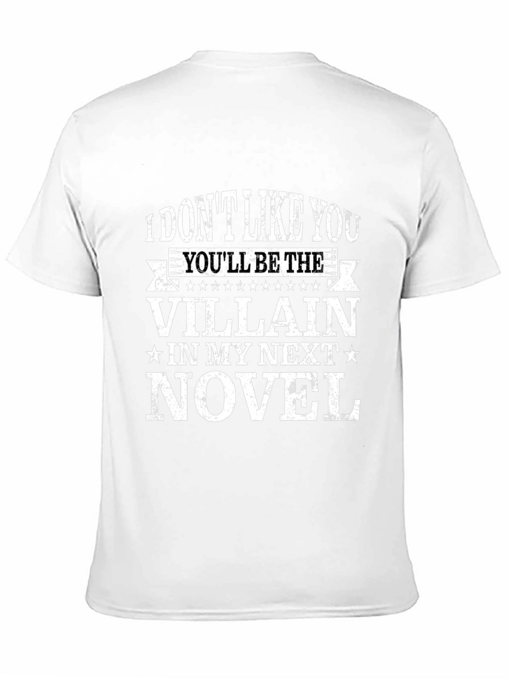 Villain Novel T-Shirt - Funny Writer Tee
