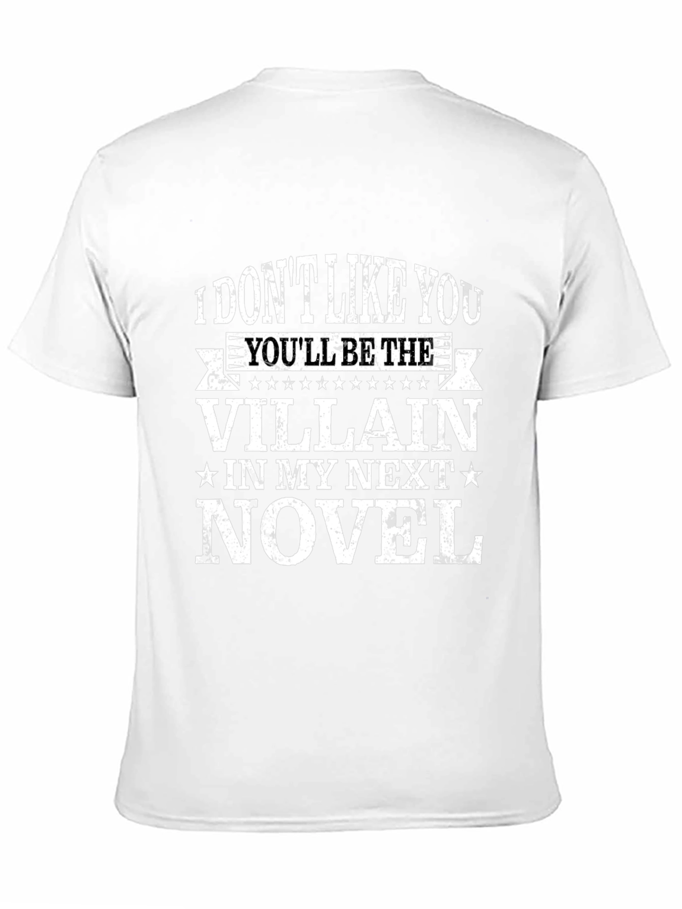 Villain Novel T-Shirt - Funny Writer Tee