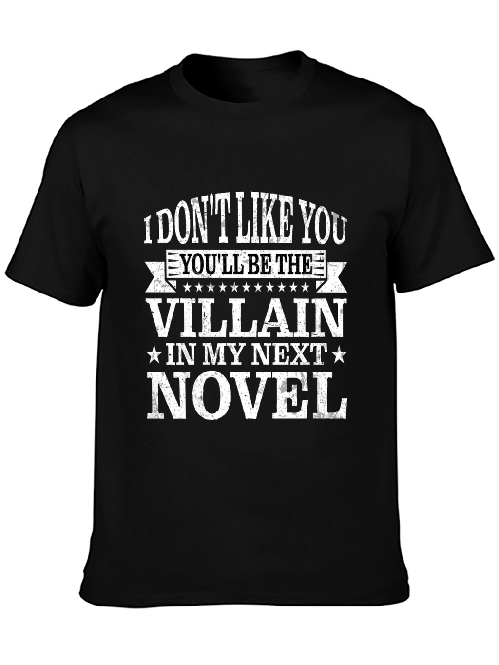 Villain Novel T-Shirt - Funny Writer Tee