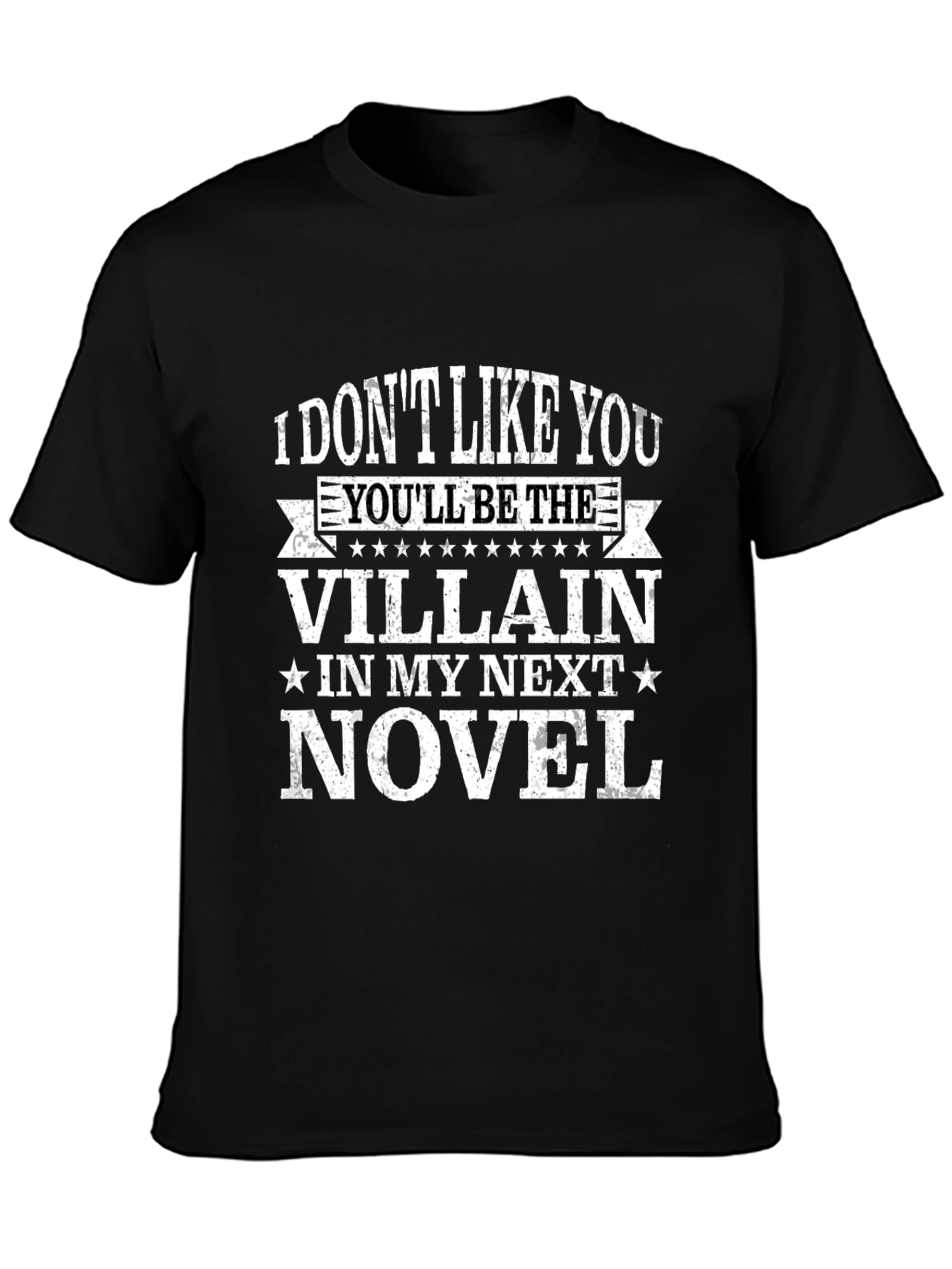 Villain Novel T-Shirt - Funny Writer Tee