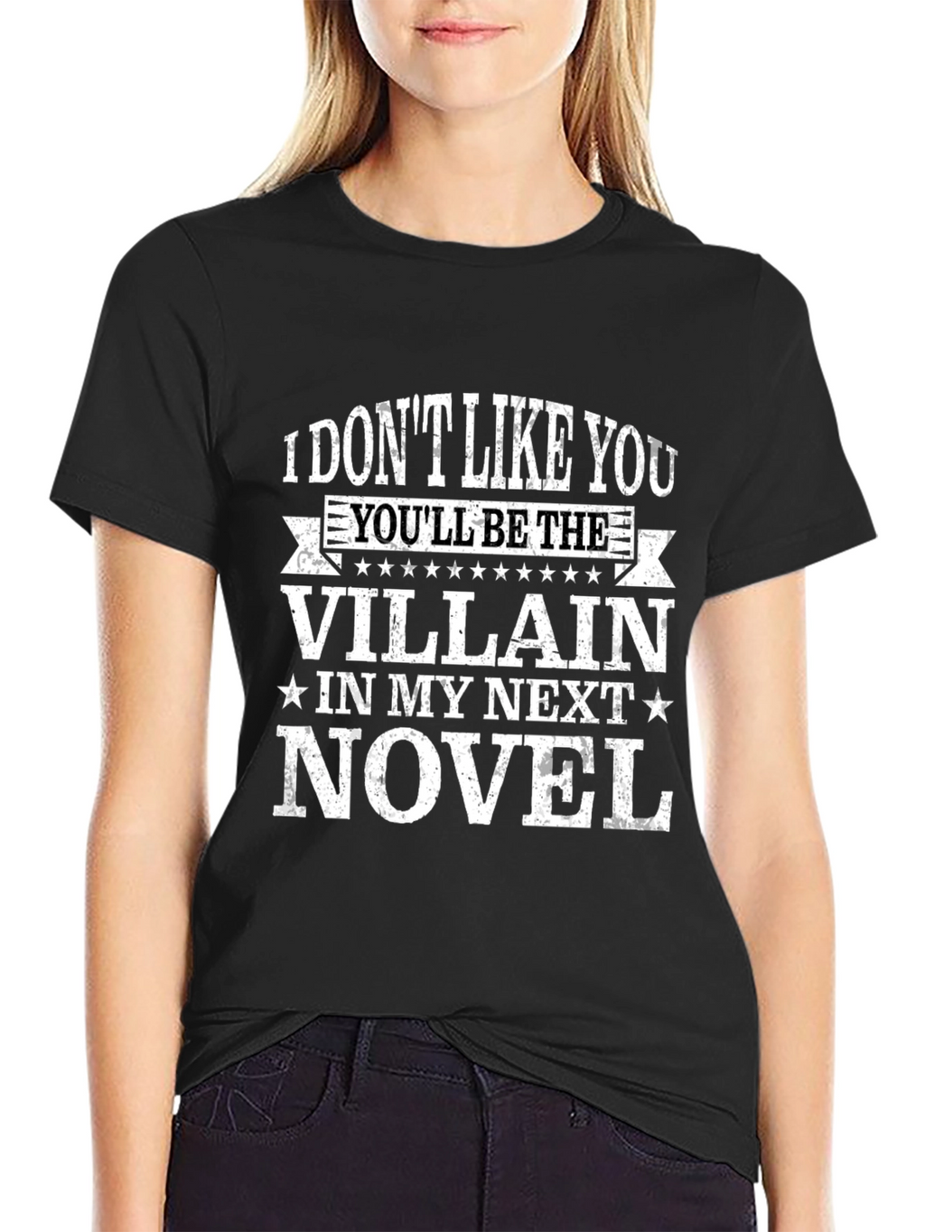 Villain Novel T-Shirt - Funny Writer Tee