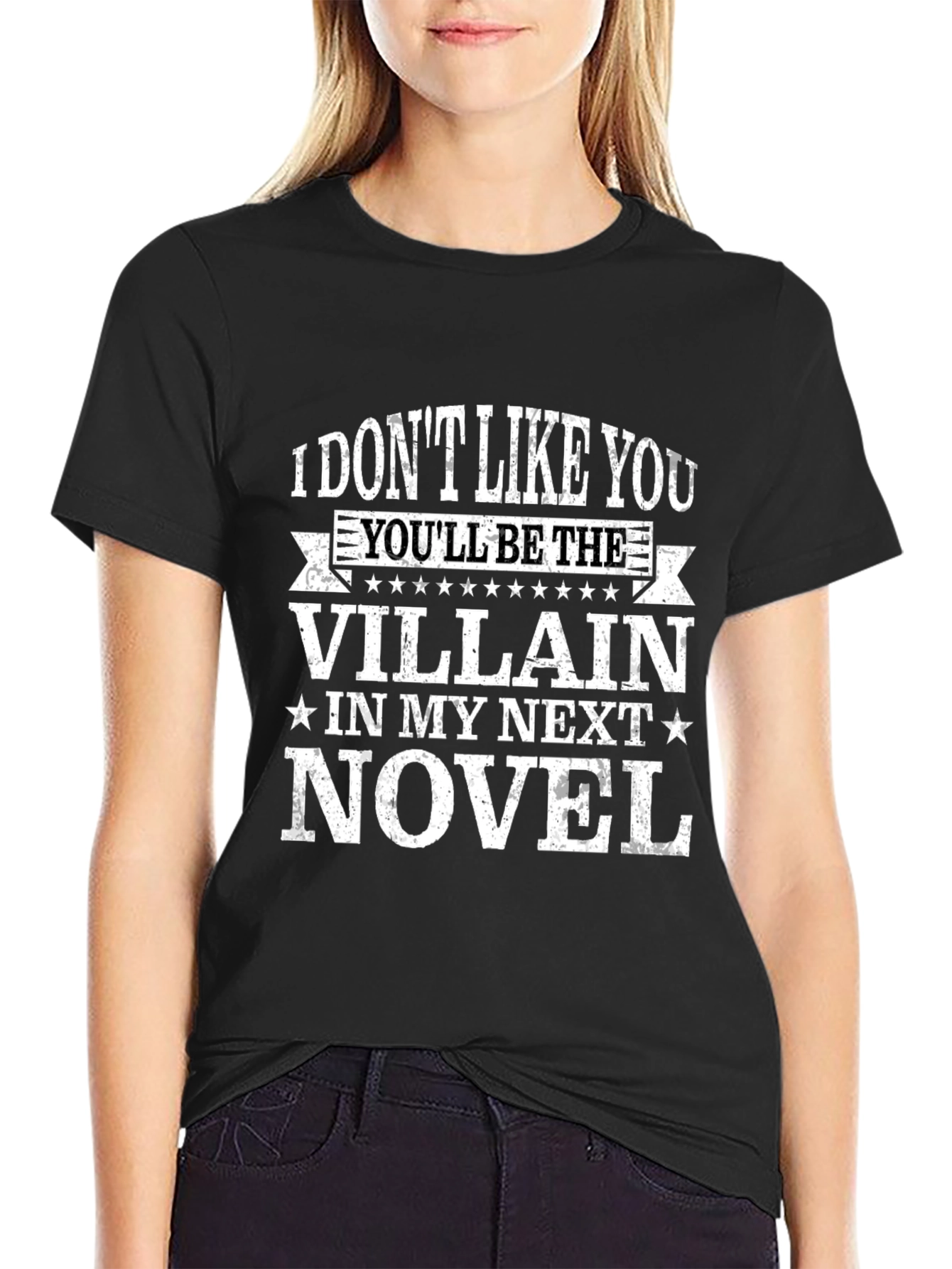 Villain Novel T-Shirt - Funny Writer Tee