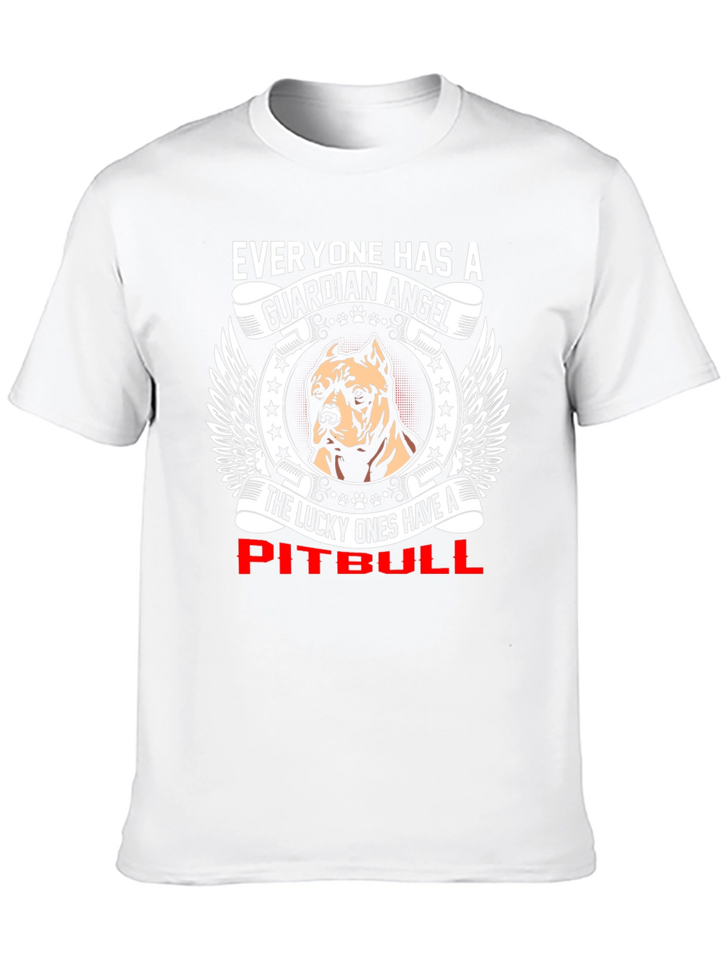Guardian Angel Pitbull T-Shirt - Lucky Ones