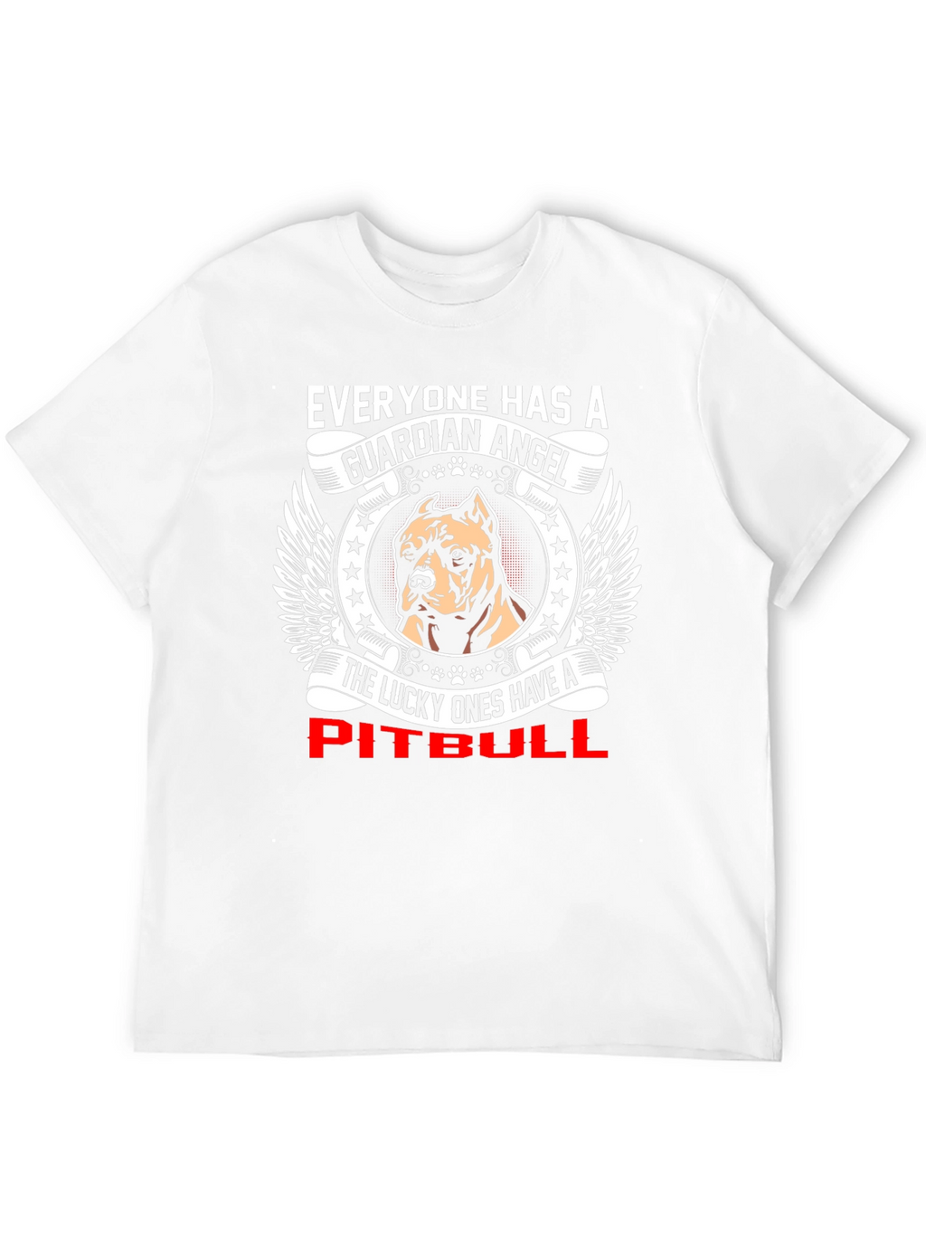 Guardian Angel Pitbull T-Shirt - Lucky Ones