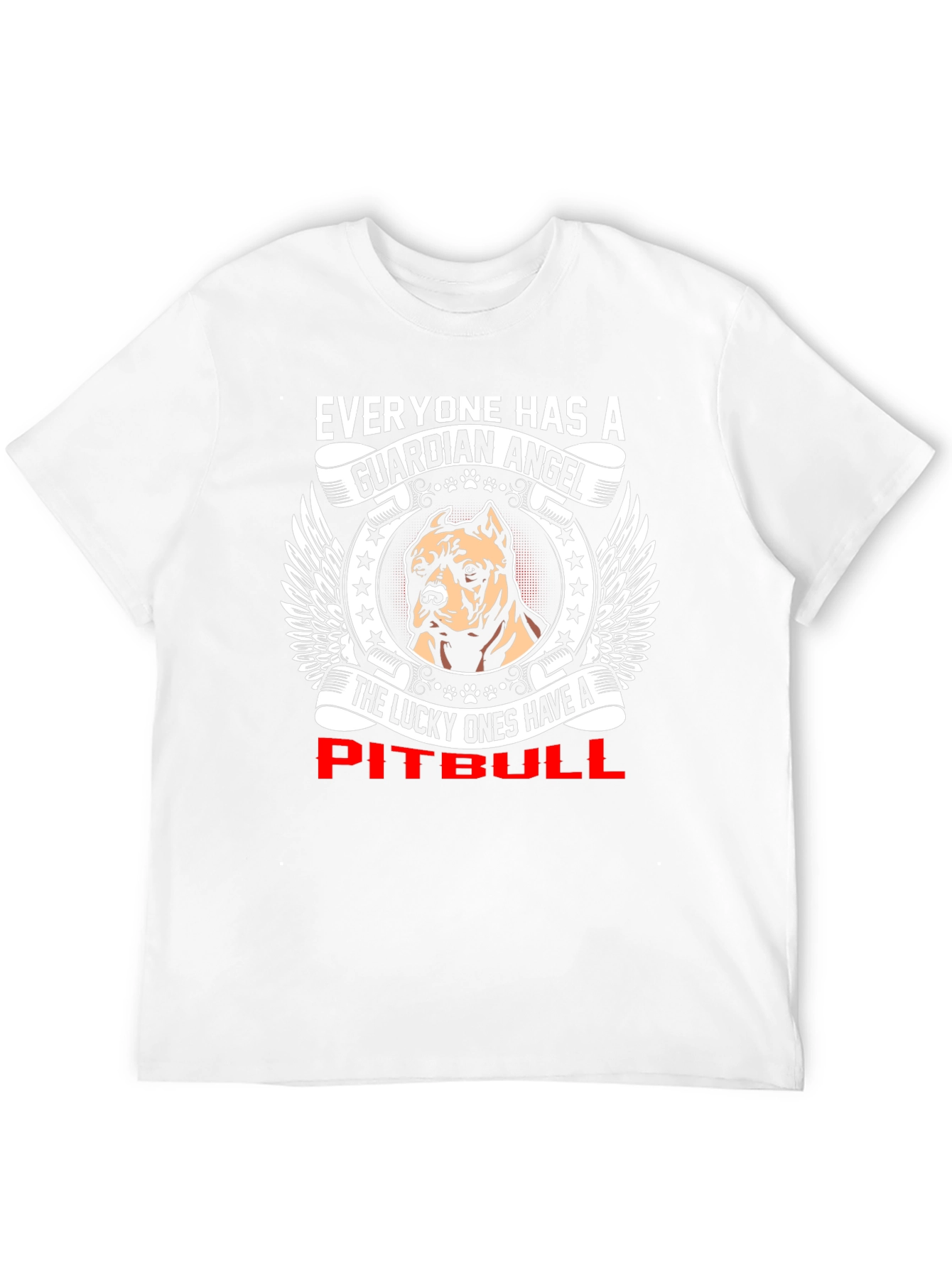 Guardian Angel Pitbull T-Shirt - Lucky Ones