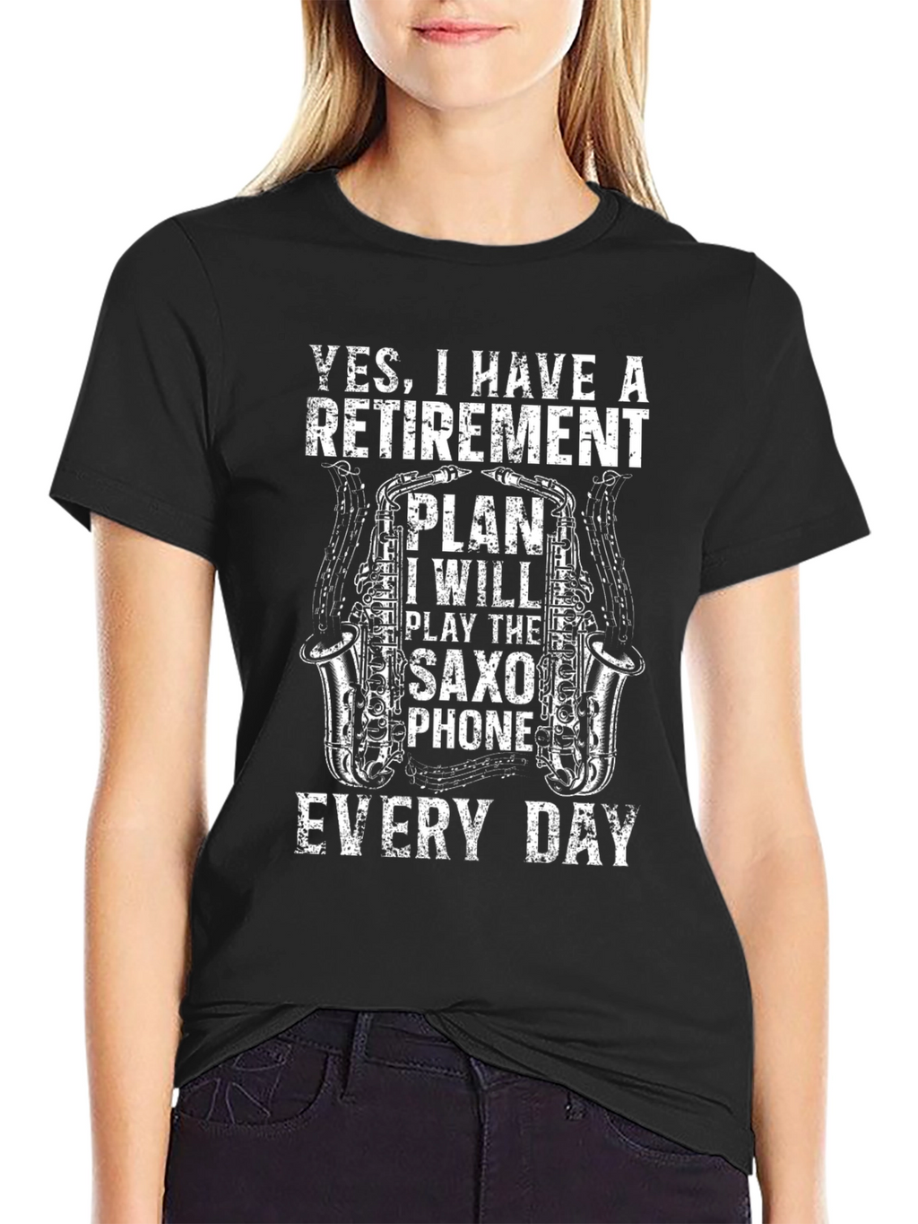 Retirement Plan Saxophone Player T-Shirt