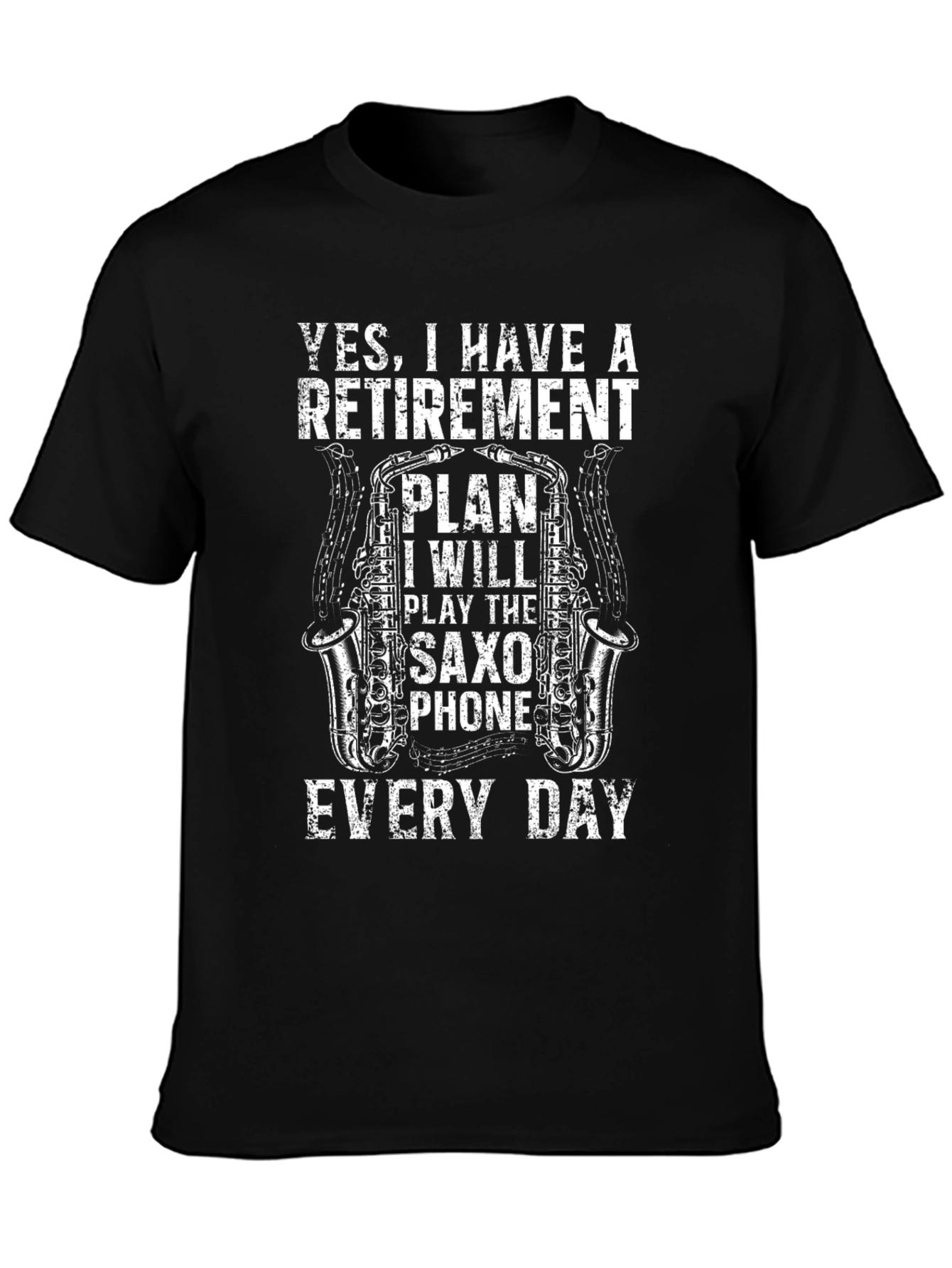 Retirement Plan Saxophone Player T-Shirt