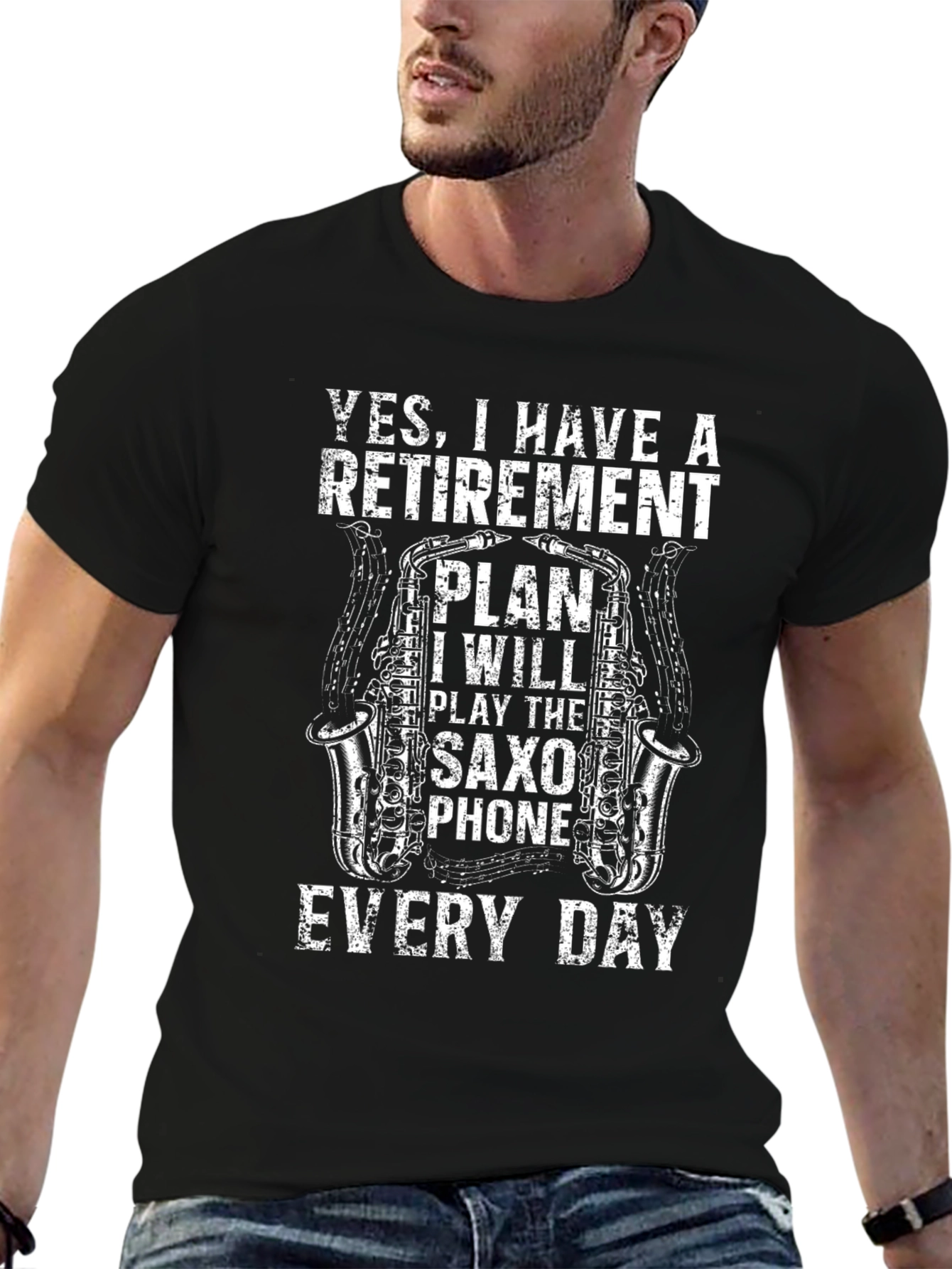 Retirement Plan Saxophone Player T-Shirt