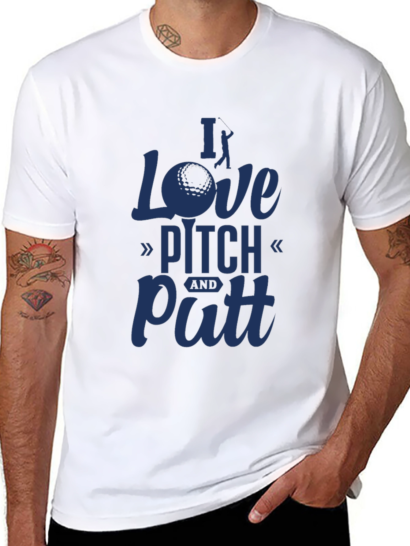 I Love Pitch and Putt Golf T-Shirt