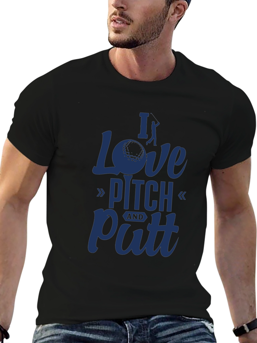 I Love Pitch and Putt Golf T-Shirt
