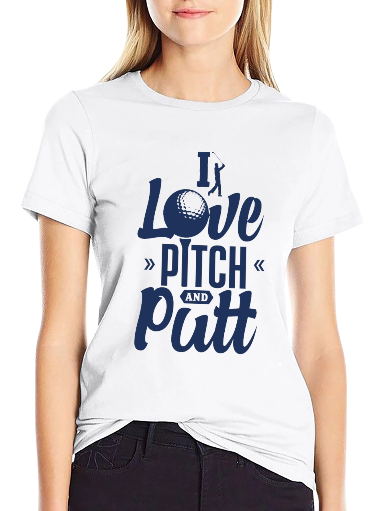 I Love Pitch and Putt Golf T-Shirt