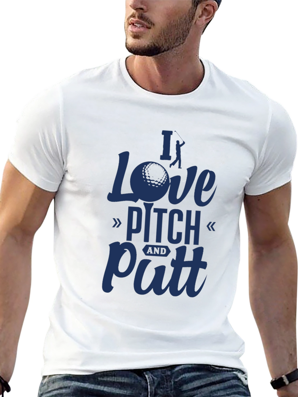 I Love Pitch and Putt Golf T-Shirt