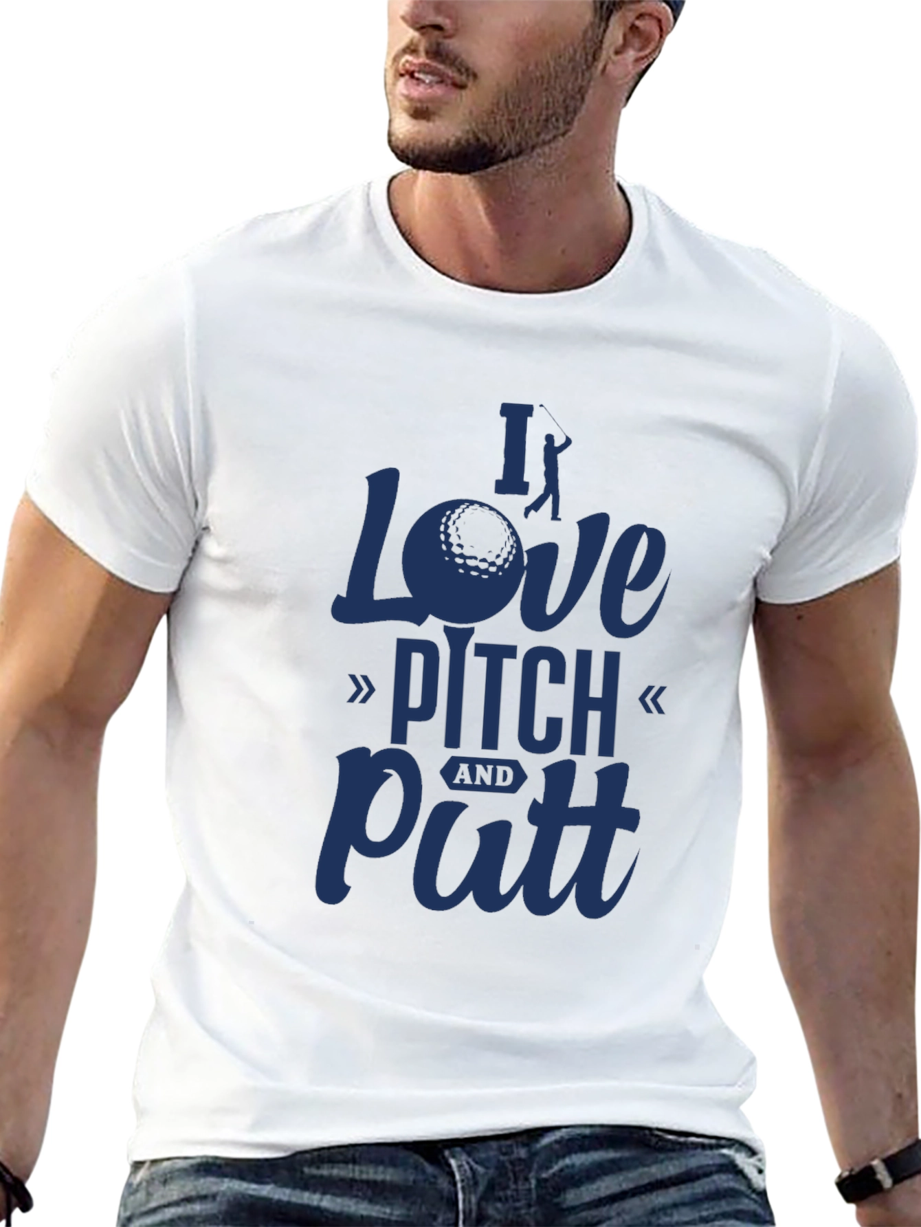 I Love Pitch and Putt Golf T-Shirt