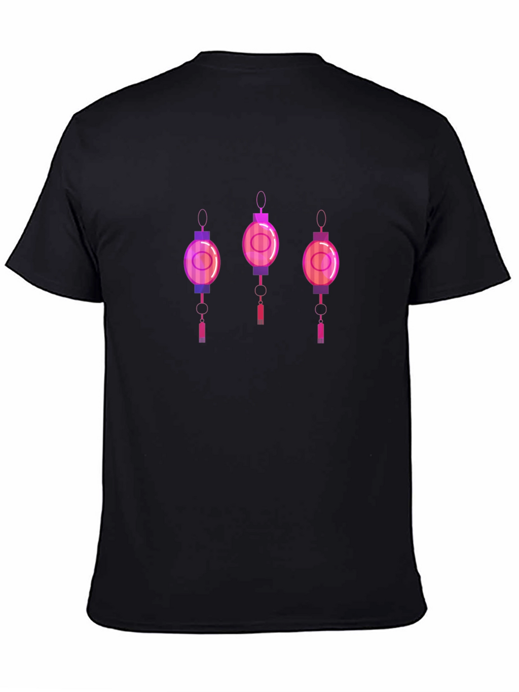 Lantern Graphic Tee - Mens Black T-Shirt