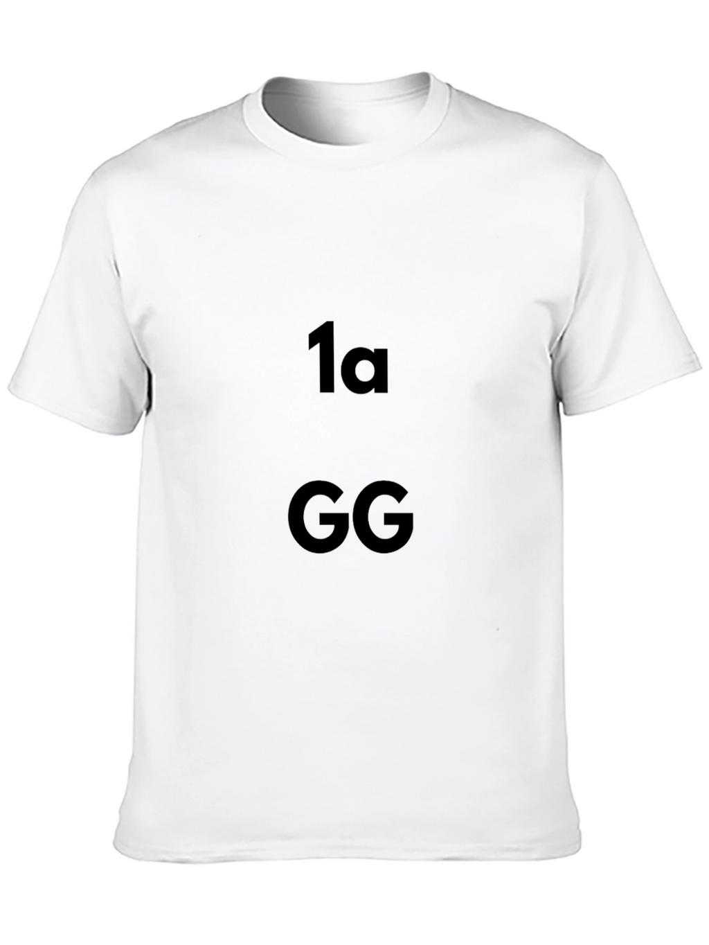 Black T-Shirt with 1a GG Graphic