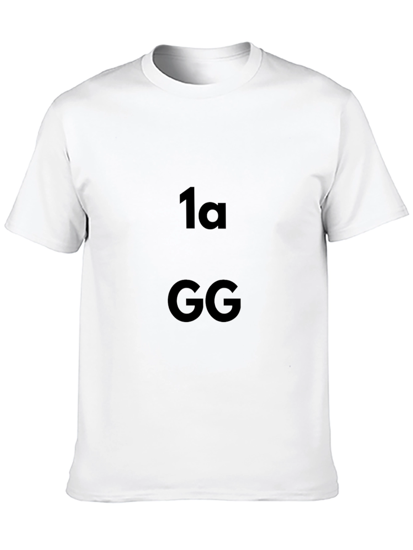 Black T-Shirt with 1a GG Graphic