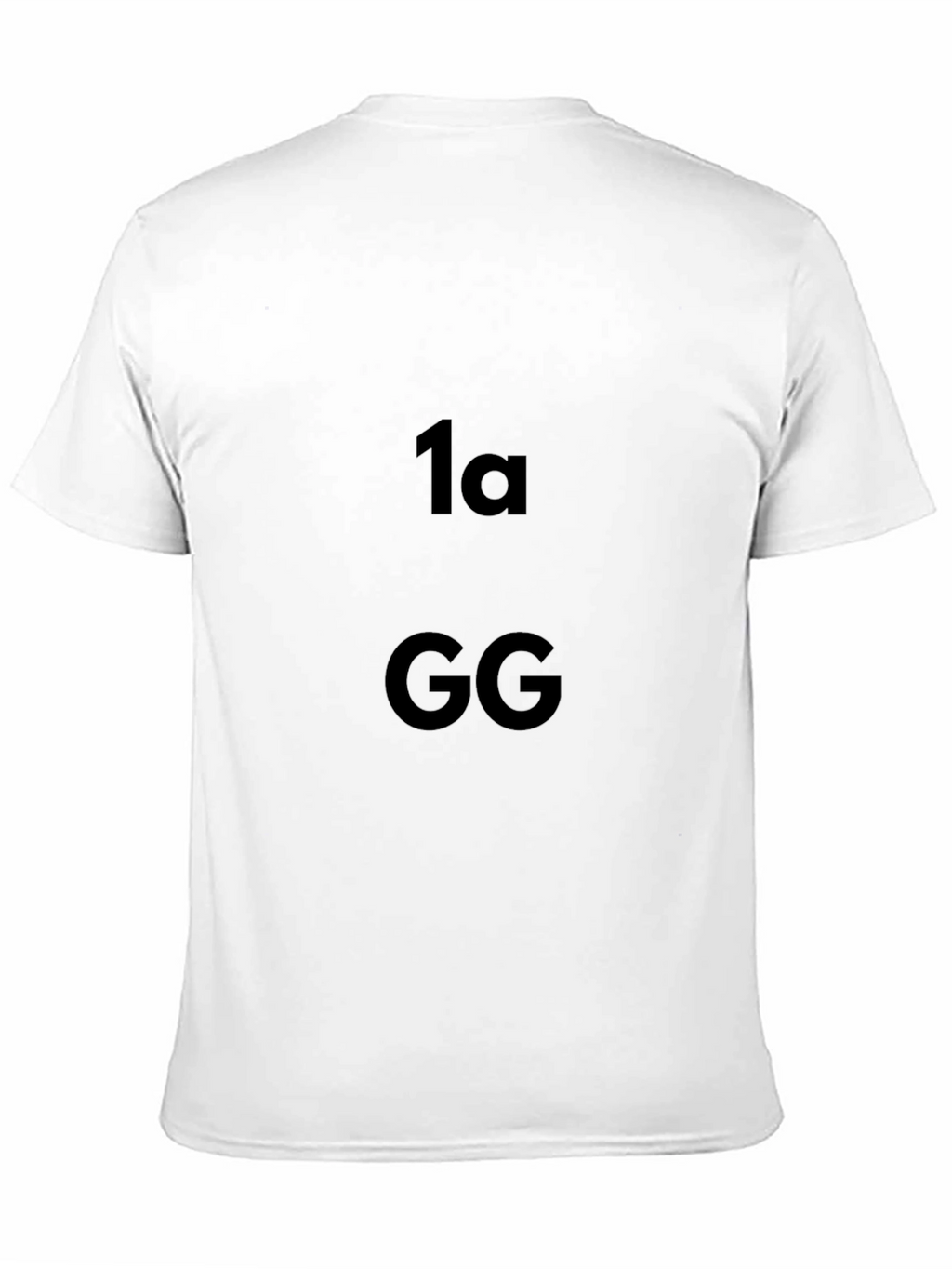 Black T-Shirt with 1a GG Graphic