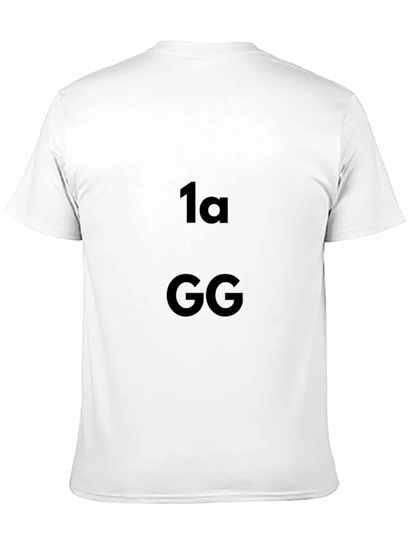 Black T-Shirt with 1a GG Graphic